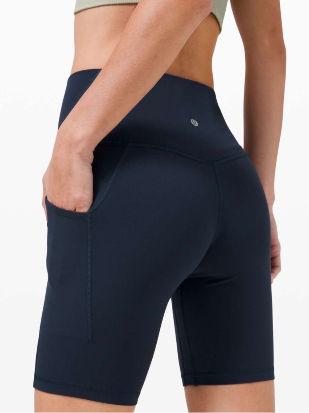 lululemon athletica High-Rise Bike Shorts with Side Pockets - True Navy